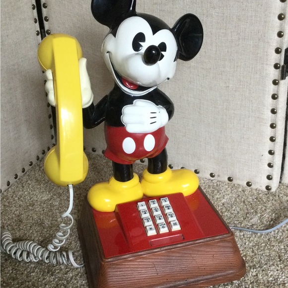 Vintage Mickey Mouse Phone - Picture 2 of 3